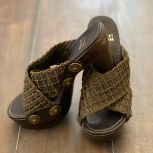 Stuart Weitzman leather Sandals 5.5